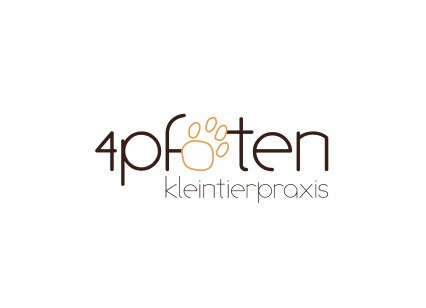 Logo Kleintierpraxis 4 Pfoten
